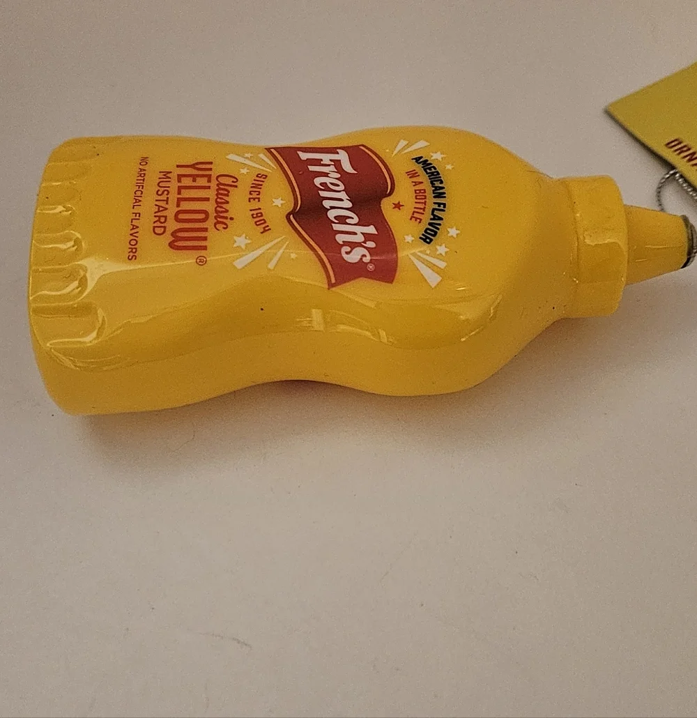 Ruz French's Classic Yellow Mustard Christmas Tree Ornament Food